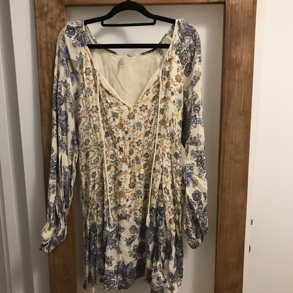 Free People Long Sleeve Mini Dress